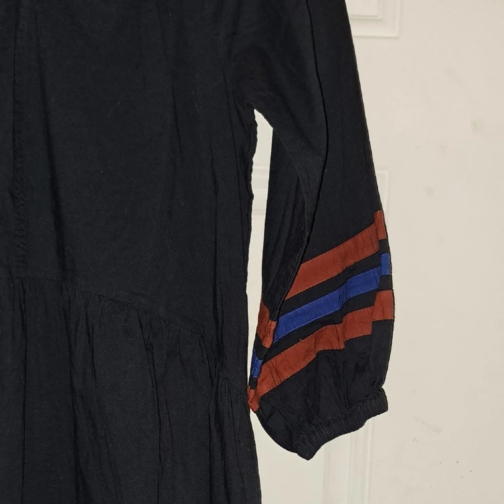 Sundry Anthropologie,Navy Dress with Red and Blue Accents - Picture 7 of 13